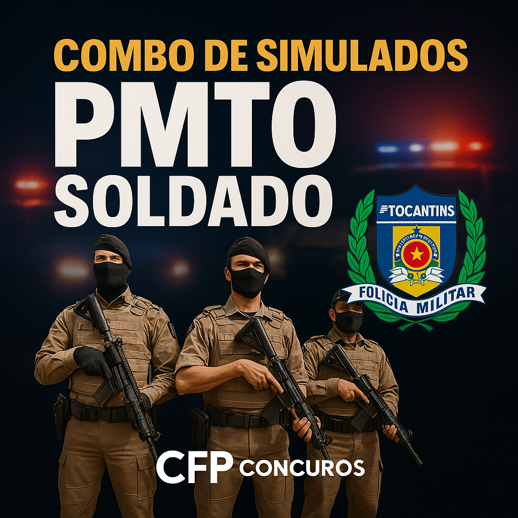 Pacote de Simulados PM-TO Soldado