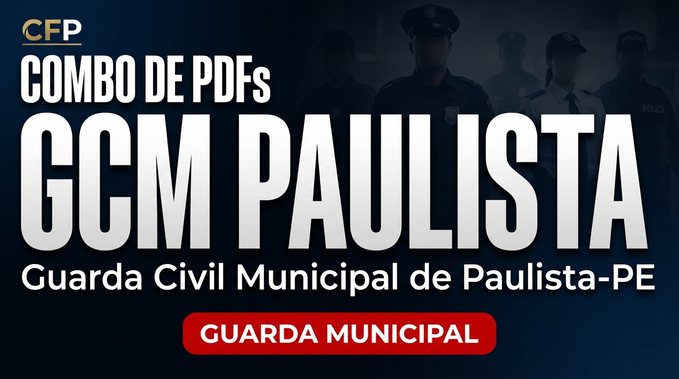 Super Combo de PDFs GCM Paulista PE