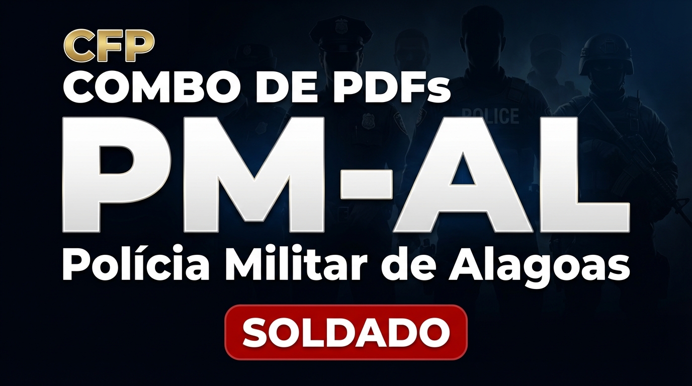 Super Combo de PDFs — Polícia Militar de Alagoas