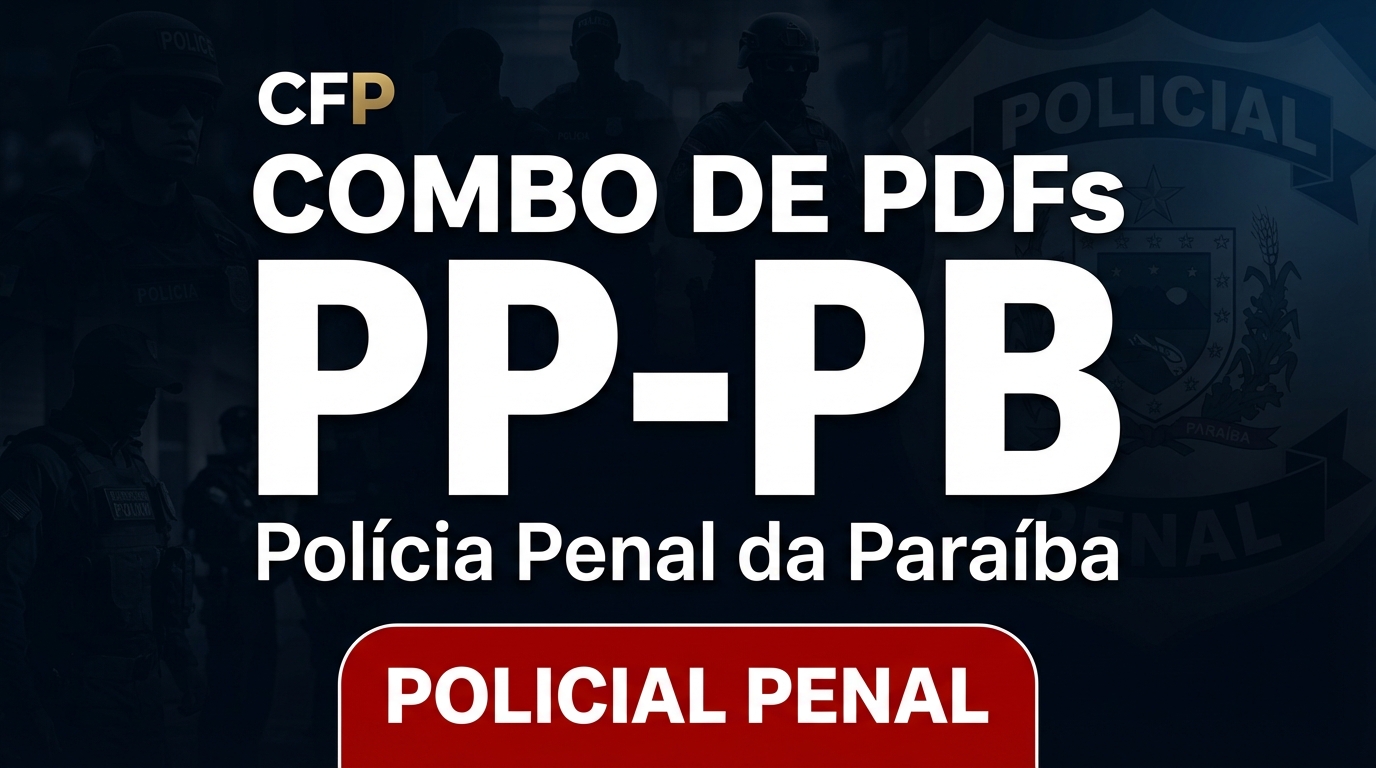 Super Combo de Materiais Polícia Penal da Paraíba